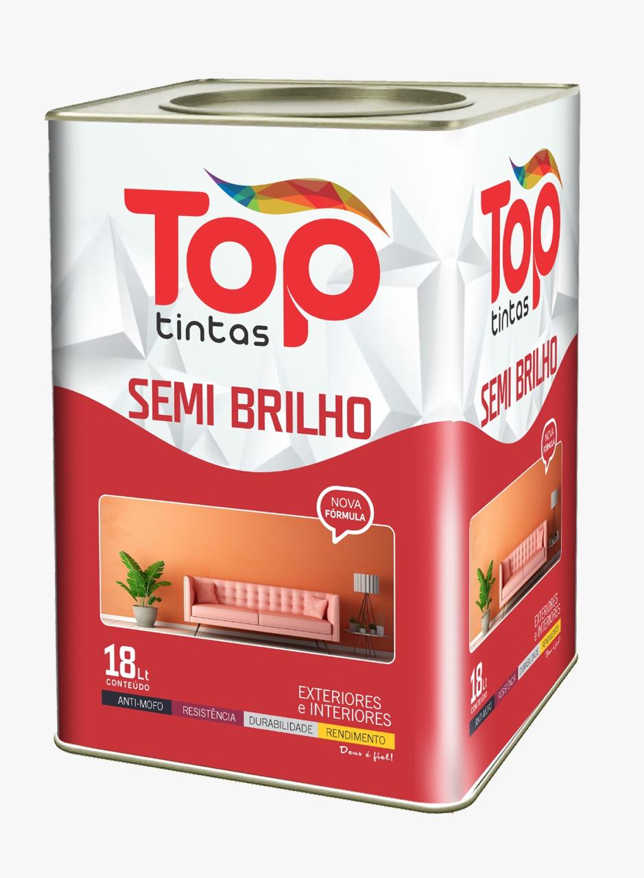 Top Tintas Semi Brilho 18L para Interior e Exterior