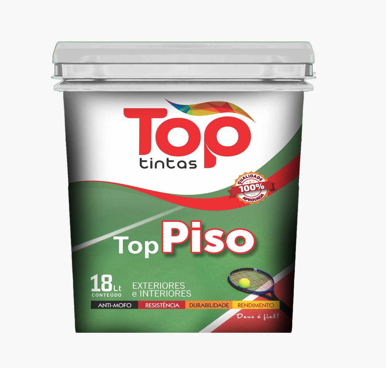 Top Tintas Top Piso 18L para Exteriores e Interiores